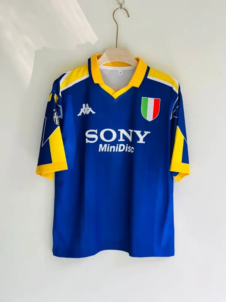 DEL PIERO JUVENTUS POLO FIVE SLEEV BLUE JERSEY