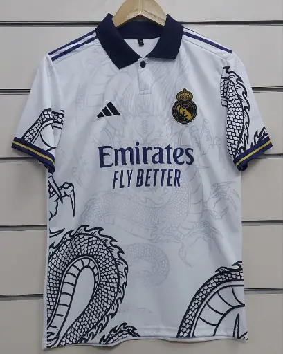 White Real Madrid Jersey